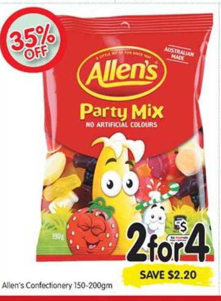 SPAR Allen's Confectionery 150-200gm