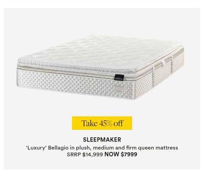 bellagio medium mattress review