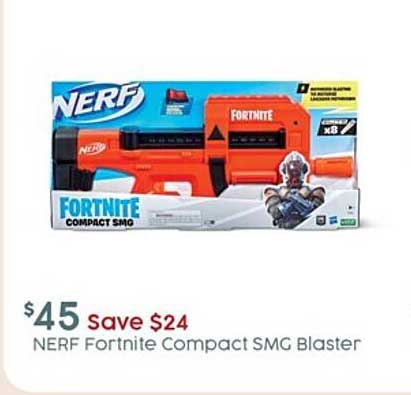 Nerf Fortnite Compact Smg Blaster Offer at Target - 1Catalogue.com.au