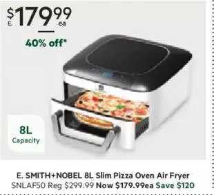Harris Scarfe E. Smith+nobel Slim Pizza Oven Air Fryer