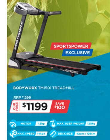 SportsPower Bodyworx Tm1501 Treadmill