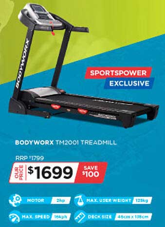 SportsPower Bodyworx Tm2001 Treadmill