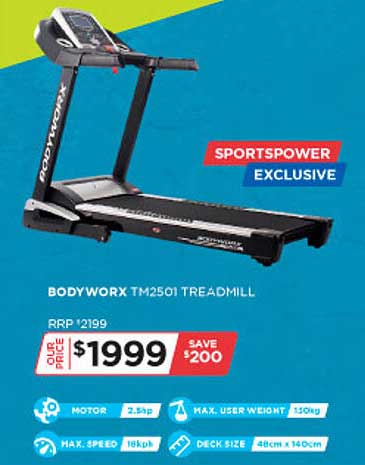 SportsPower Bodyworx Tm2501 Treadmill