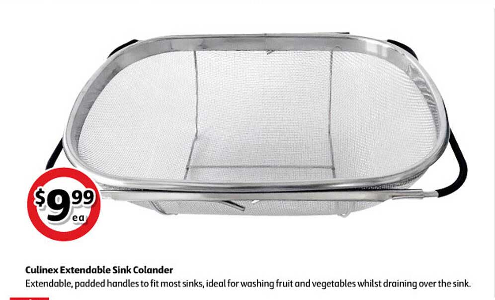 Coles Culinex Extendable Sink Colander