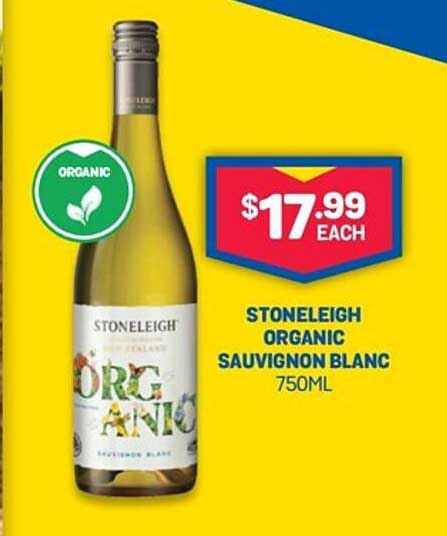 Bottlemart Stoneleigh Organic Sauvignon Blanc