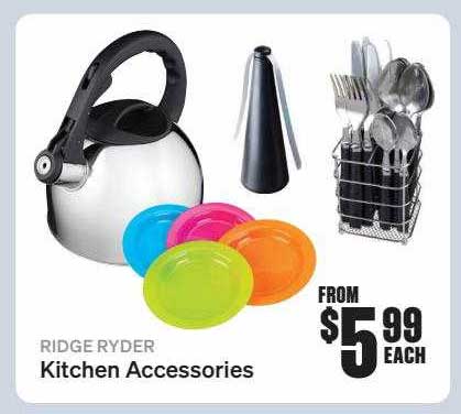 Supercheap Auto Ridge Ryder Kitchen Accessories