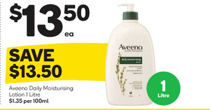 Woolworths Aveeno Daily Moisturising Lotion 1 Litre