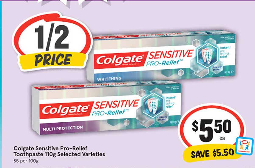 IGA Colgate Sensitive Pro-Relief Toothpaste 110g