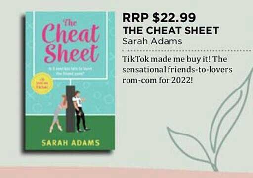 books like the cheat sheet by sarah adams