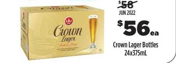 Liquorland Crown Lager Bottles