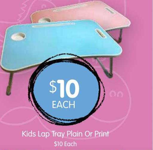 Spudshed Kids Lap Tray Plain Or Print