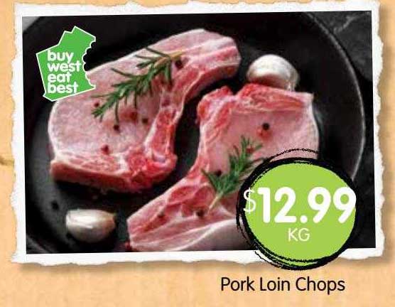 Spudshed Pork Loin Chops