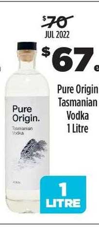 Liquorland Pure Origin Tasmanian Vodka
