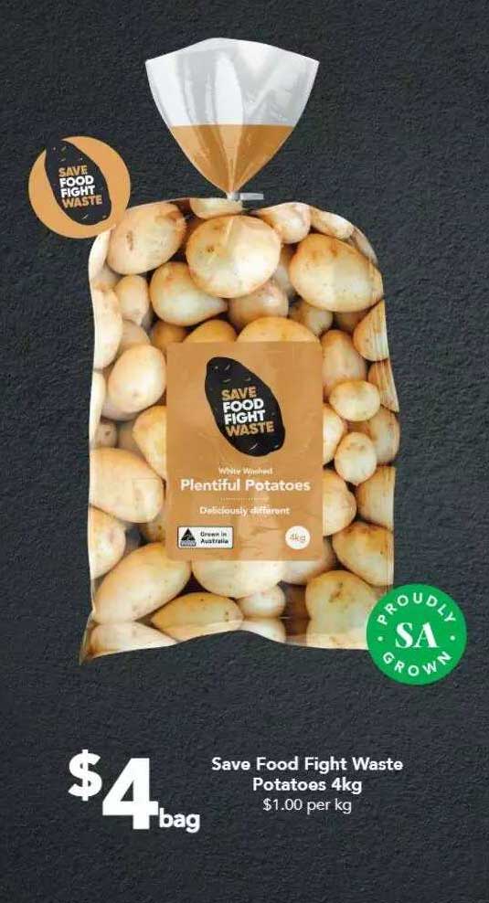 Drakes Save Food Fight Waste Potatoes 4 Kg