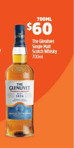 BWS The Glenlivet Single Malt Scotch Whisky