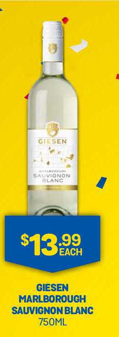 Bottlemart Giesen Marlborough Sauvignon Blanc
