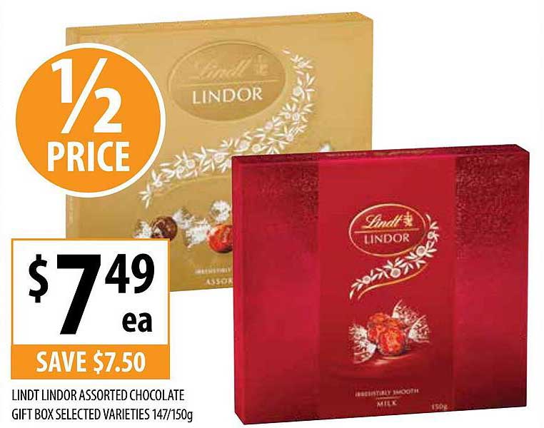 Lindt Lindor Assorted Chocolate T Box Offer At Supabarn 3578
