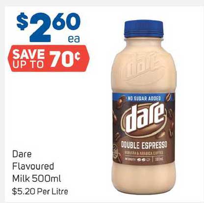 Dare Flavoured Milk 500ml Offer at Foodland