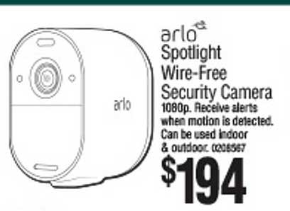 Bunnings Warehouse Arlo Spotlight Wire-Free Security Camera