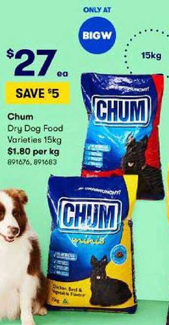 BIG W Chum Dry Dog Food