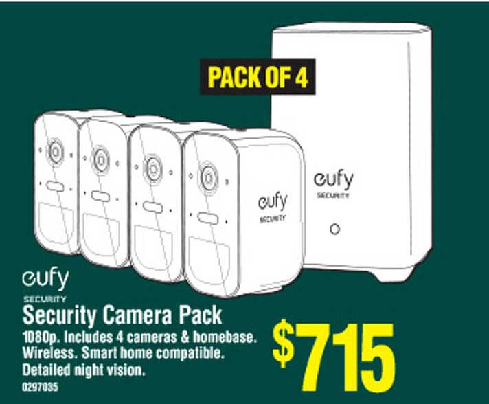 Bunnings Warehouse Eufy Security Camera Pack