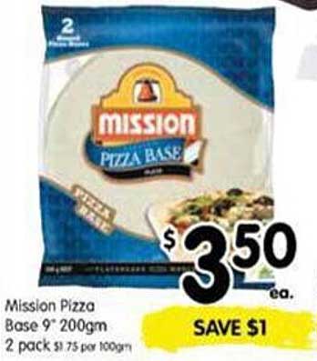 SPAR Mission Pizza Base