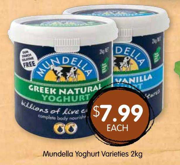 Spudshed Mundella Yoghurt