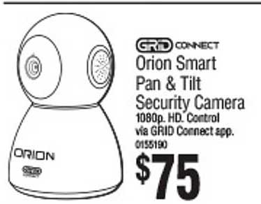 Bunnings Warehouse Orion Smart Pan & Tilt Security Camera