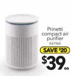 Cheap As Chips Prinetti Compact Air Purifier