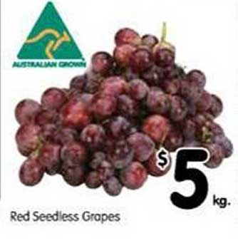 SPAR Red Seedless Grapes