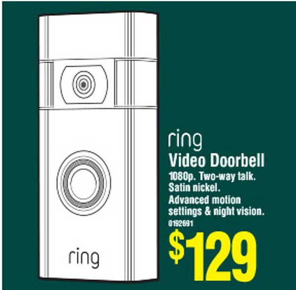 Bunnings Warehouse Ring Video Doorbell