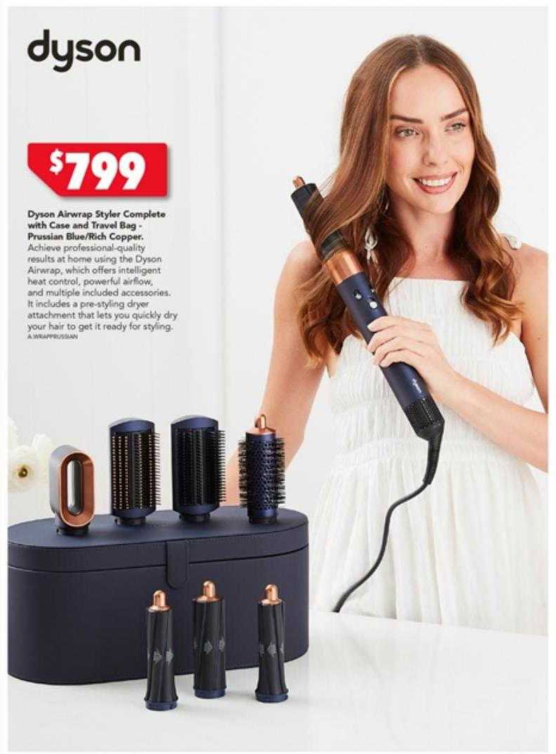 Harvey Norman Dyson Airwrap Styler Complete With Case And Travel Bag - Prussian Blue Or Rich Copper
