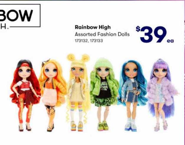 Rainbow High Assorted Fashion Dolls Offer at BIG W