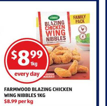 ALDI Farmwood Blazing Chicken Wing Nibbles