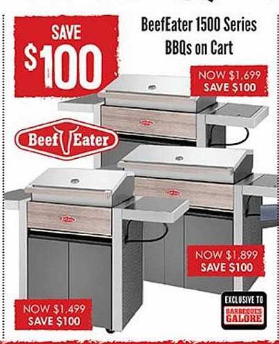 Barbeques Galore Beefeater 1500 Series Bbqs On Cart