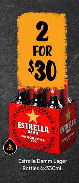 First Choice Liquor Estrella Damm Lager Bottles