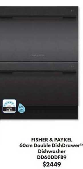 The Good Guys Fisher & Paykel Double Dishdrawer Dishwasher