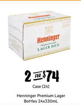 First Choice Liquor Henninger Premium Lager Bottles