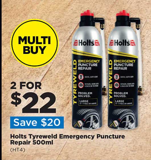 Repco Holts Tyreweld Emergency Puncture Repair