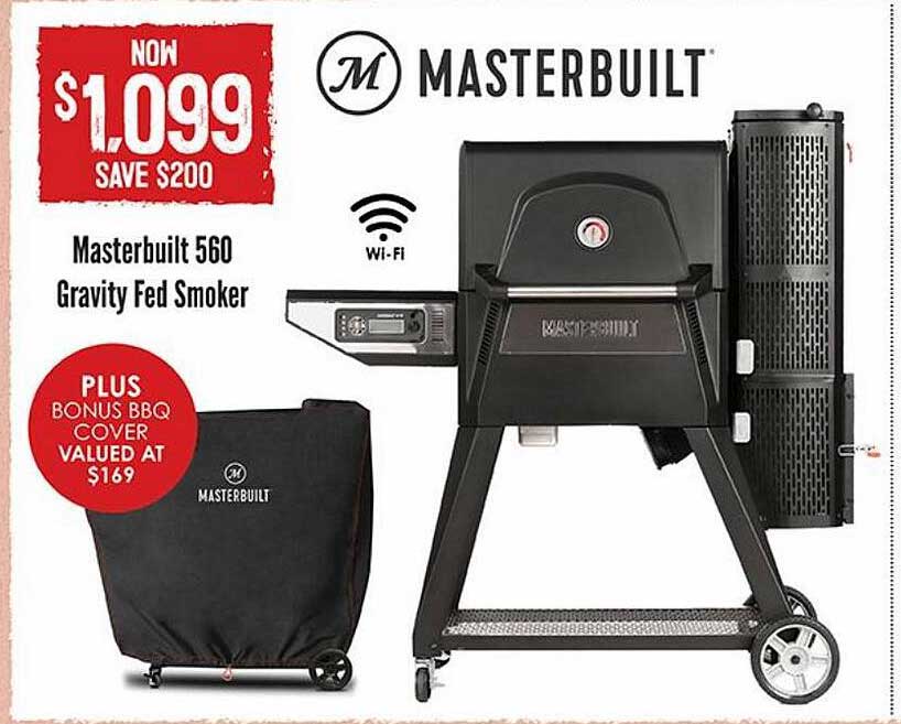 Barbeques Galore Masterbuilt 560 Gravity Fed Smoker