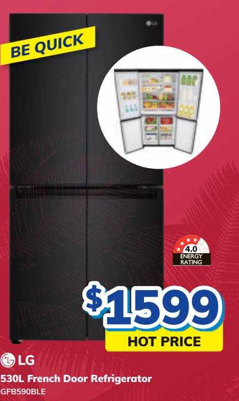Bi Rite Lg 530l French Door Refrigerator
