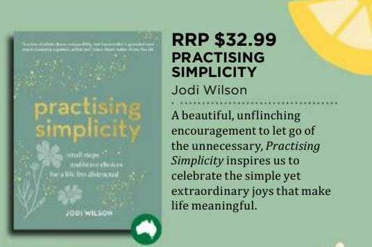 Dymocks Practising Simplicity Jodi Wilson