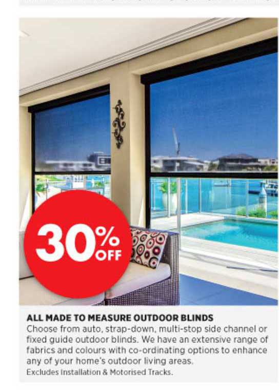 Spotlight All Made To Measure Outdoor Blinds
