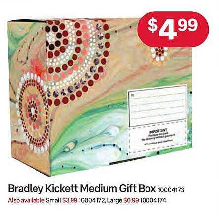 Bradley Kickett Medium Gift Box Offer at Australia Post