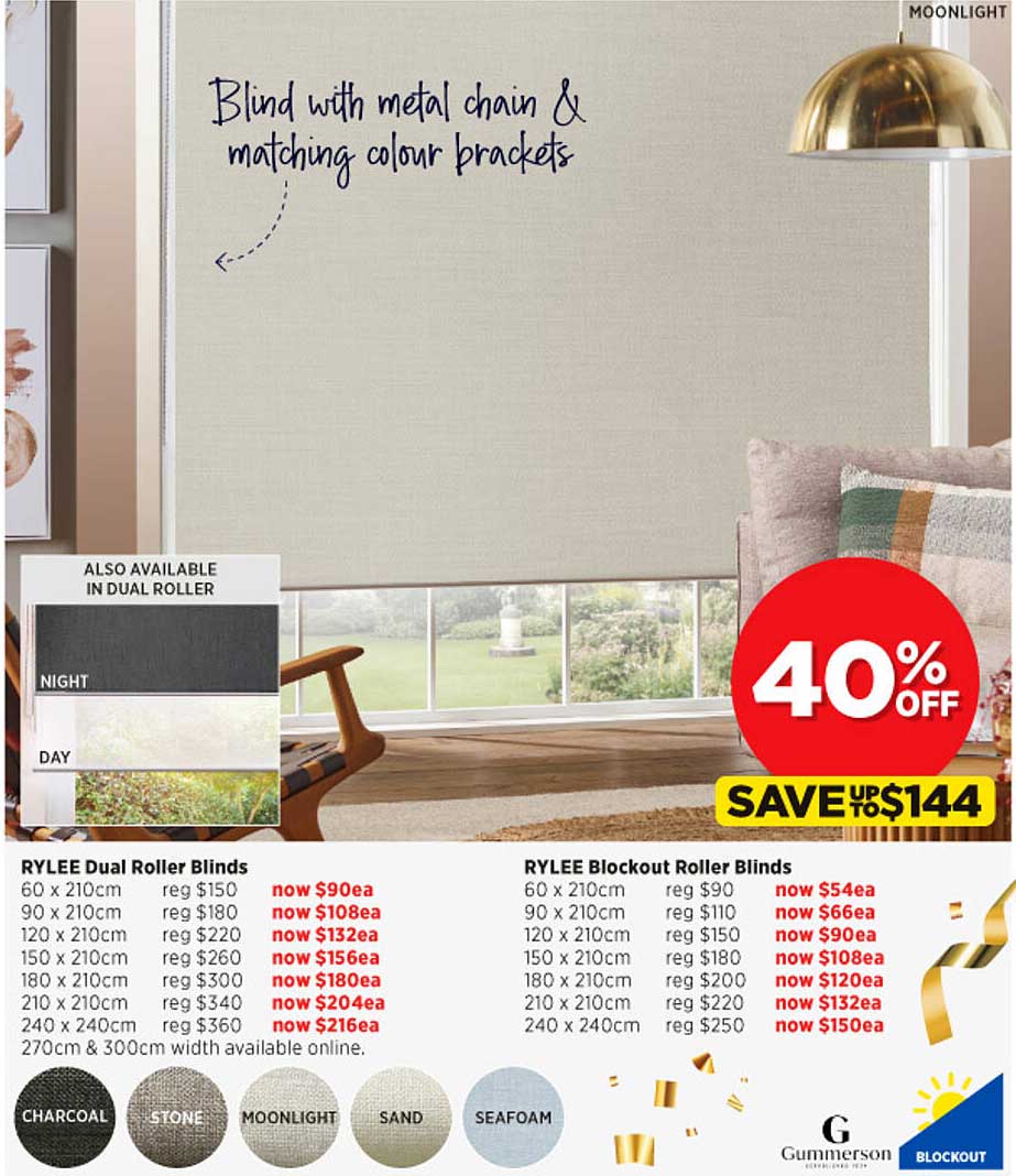 Current Roller Blinds Special Offers this Week | 1Catalogue.com.au
