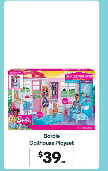 Woolworths Barbie Dollhouse Playset