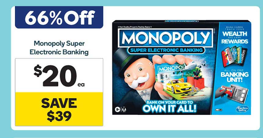Woolworths Monopoly Super Electronic Banking