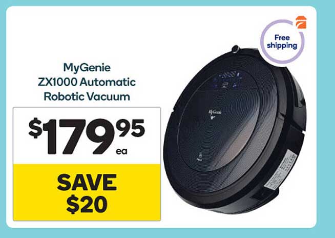 Woolworths Mygenie Zx1000 Automatic Robotic Vacuum