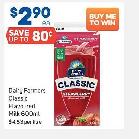 Dairy Farmers Classic Flavoured Milk Offer at Foodland