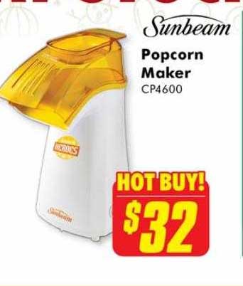The Good Guys Sunbeam Popcorn Maker